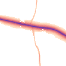 Daytime road noise heatmap for BH16 6EY