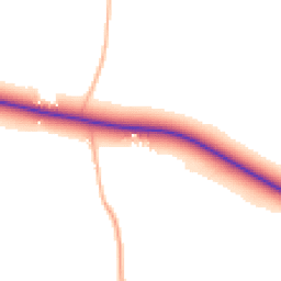 Daytime road noise heatmap for BH16 6FE