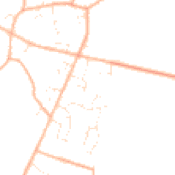 Daytime road noise heatmap for BH16 6FF