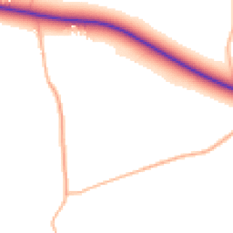 Daytime road noise heatmap for BH16 6FJ