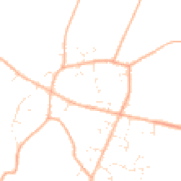 Daytime road noise heatmap for BH16 6GP