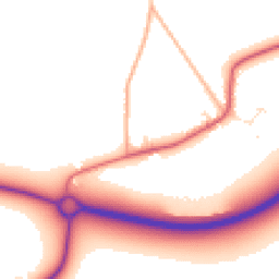 Daytime road noise heatmap for BH16 6JH