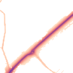 Daytime road noise heatmap for BH16 6JS