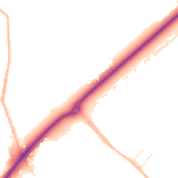 Daytime road noise heatmap for BH16 6JW