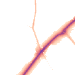 Daytime road noise heatmap for BH16 6JY