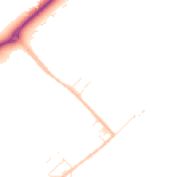 Daytime road noise heatmap for BH16 6NN