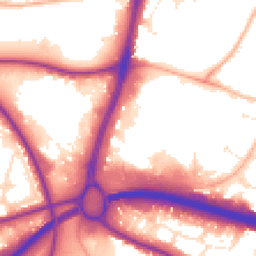 Daytime road noise heatmap for BH17 0AE
