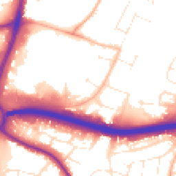 Daytime road noise heatmap for BH17 0GD