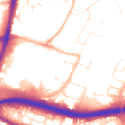 Daytime road noise heatmap for BH17 0GF