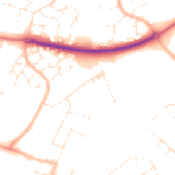 Daytime road noise heatmap for BH17 0GH