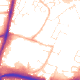 Daytime road noise heatmap for BH17 0NF