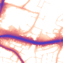 Daytime road noise heatmap for BH17 0RB