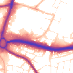Daytime road noise heatmap for BH17 0UF