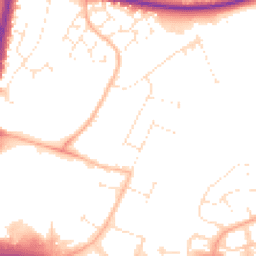 Daytime road noise heatmap for BH17 0UJ