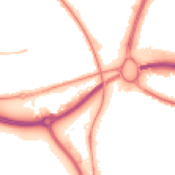 Night-time road noise heatmap for BH17 7AF
