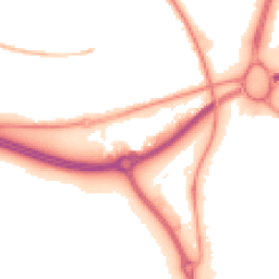Night-time road noise heatmap for BH17 7AG