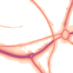 Night-time road noise heatmap for BH17 7AP