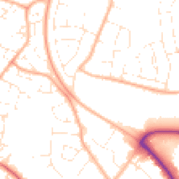 Daytime road noise heatmap for BH17 7FU