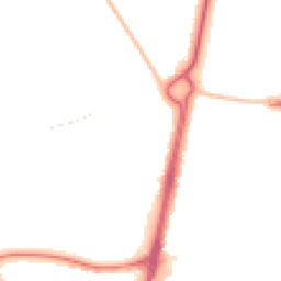 Night-time road noise heatmap for BH17 7LT