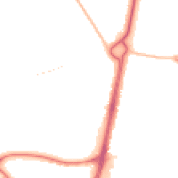 Night-time road noise heatmap for BH17 7LX