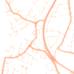 Daytime road noise heatmap for BH17 7UL