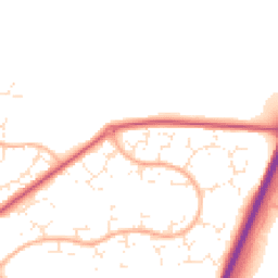 Daytime road noise heatmap for BH17 8AQ
