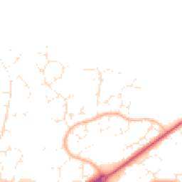 Daytime road noise heatmap for BH17 9EJ