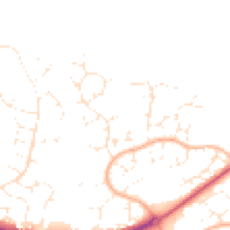 Daytime road noise heatmap for BH17 9EX