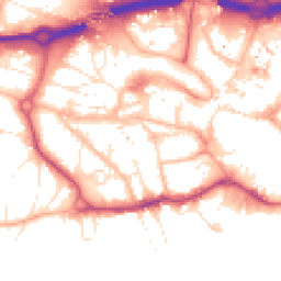 Daytime road noise heatmap for BH2 5AE