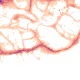 Daytime road noise heatmap for BH2 5AF