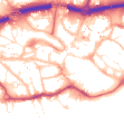 Daytime road noise heatmap for BH2 5AQ