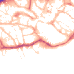 Daytime road noise heatmap for BH2 5AR
