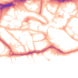 Daytime road noise heatmap for BH2 5BR