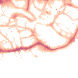 Daytime road noise heatmap for BH2 5BY