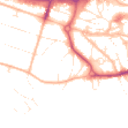 Daytime road noise heatmap for BH2 5DA