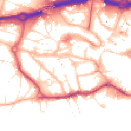 Daytime road noise heatmap for BH2 5DP
