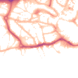 Daytime road noise heatmap for BH2 5DR
