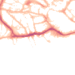 Daytime road noise heatmap for BH2 5DW
