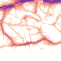 Daytime road noise heatmap for BH2 5EA