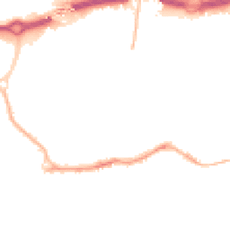 Night-time road noise heatmap for BH2 5EA