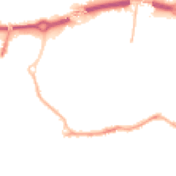 Night-time road noise heatmap for BH2 5EE