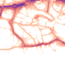 Daytime road noise heatmap for BH2 5EF