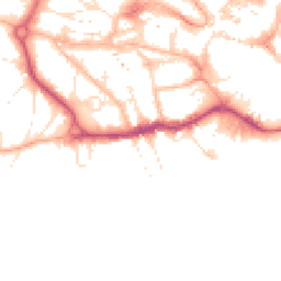 Daytime road noise heatmap for BH2 5EG