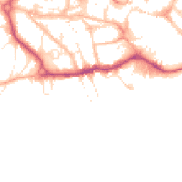Daytime road noise heatmap for BH2 5EH