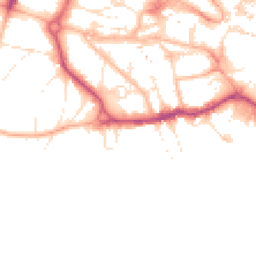 Daytime road noise heatmap for BH2 5EZ