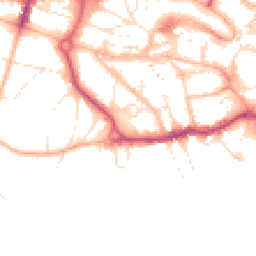 Daytime road noise heatmap for BH2 5FA