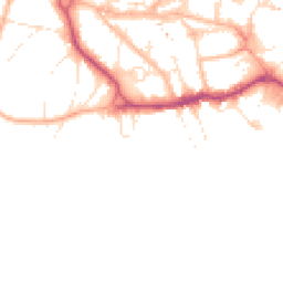 Daytime road noise heatmap for BH2 5FD