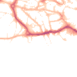 Daytime road noise heatmap for BH2 5HA