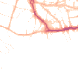 Daytime road noise heatmap for BH2 5HF