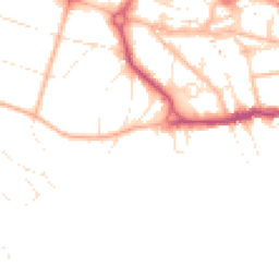 Daytime road noise heatmap for BH2 5HH